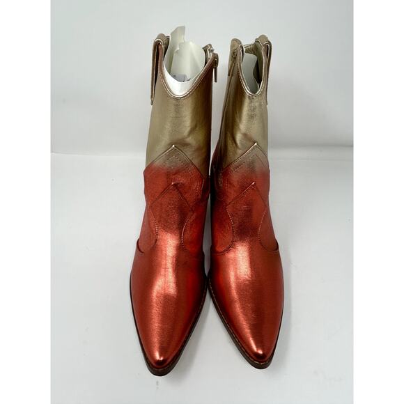 Coconuts by Matisse Women's Bambi Gold Ombre Boots Shoes Sz 9.5 B(M) Pointed Toe - Picture 5 of 14